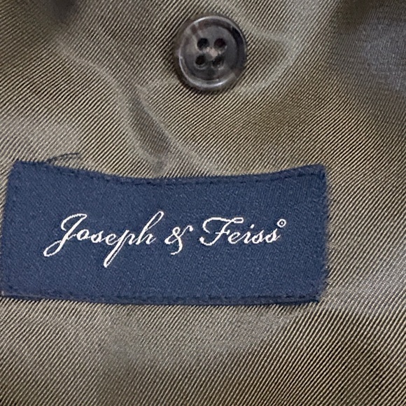 Joseph and Feiss Elegant Brown Checkered Men's Blazer. Sz 42R. Barely Worn! - Picture 5 of 5